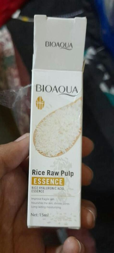 Hyaluronic Acid Face Serum With Rice Raw Pulp Essence Bioaqua Pakistan