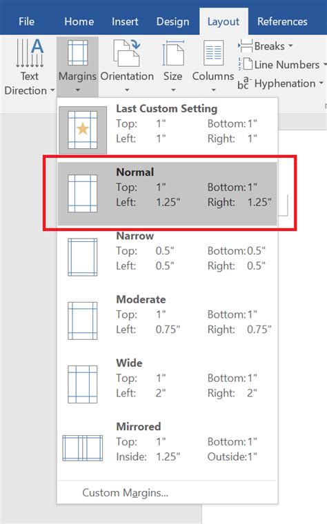 Margins Microsoft Word Symbol