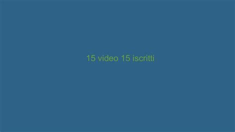 Video Iscritti Grazie Di Cuore Youtube