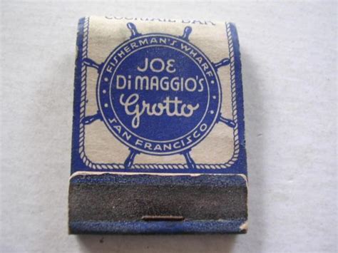 S Joe Dimaggio S Grotto Autographed By Vince Joe Dimaggio