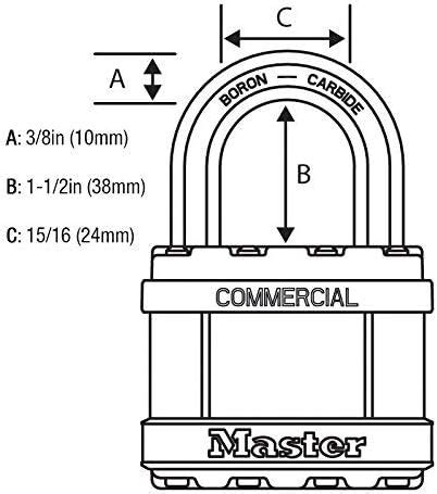 Master Lock Magnum Candados 2 Pulgadas De Ancho X 1 12 Pulgadas De