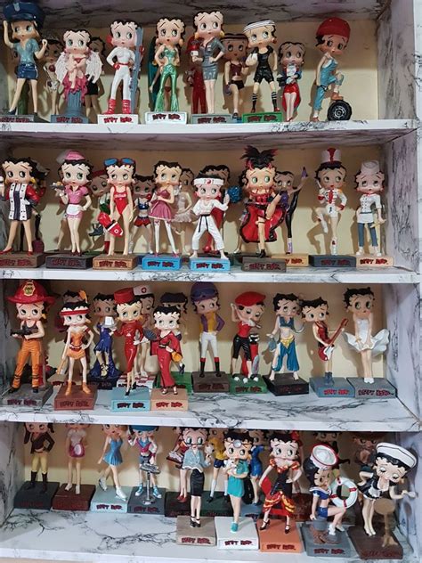 Coleção de Bonecas em Miniaturas Betty Boop Item de Decoração Betty