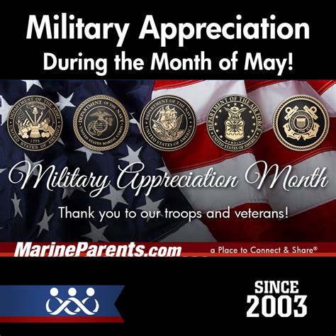 May Is Military Appreciation Month