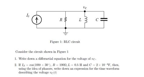 Solved Is Figure Rlc Circuit Consider The Circuit Chegg