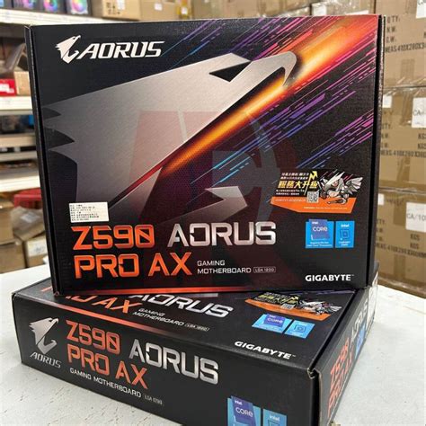 GIGABYTE AORUS Z590 PRO AX GAMING Motherboard ATX DDR4 Intel 10th 11th