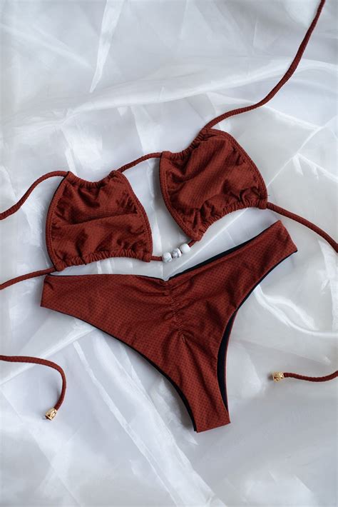 Brazilian Bikini Set Boho Bikini For Women Hippie Bathing Suit