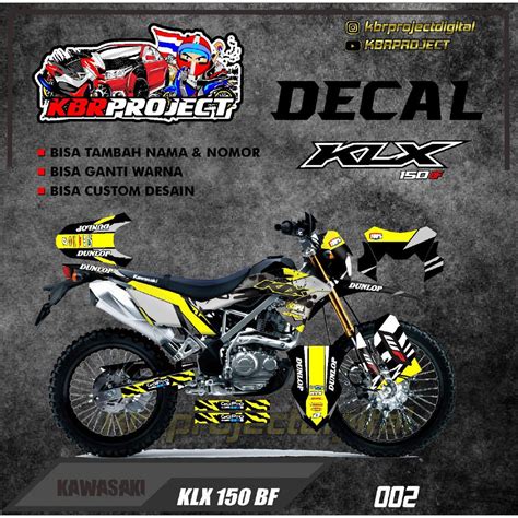 Jual Stiker Klx Bf Decal Sticker Variasi Full Body Decal Klx Bf Full