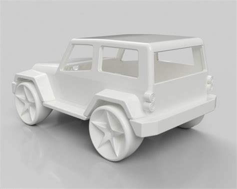 Jeep Wrangler 3d Model 3d Printable Cgtrader