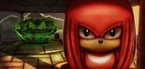 Knuckles Master Emerald By Zekukn On Deviantart