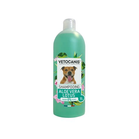 Vetocanis Chien Shampoing Aloe Vera Lotus Hydrate Fortifie 1L