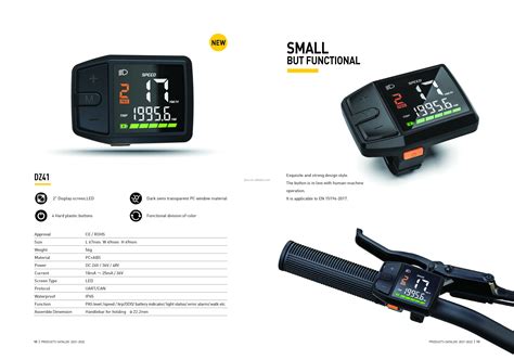 Dz41 Small Ebike Display Led Meter Display For Bafang Bbs01 Bbs02 Bbshd