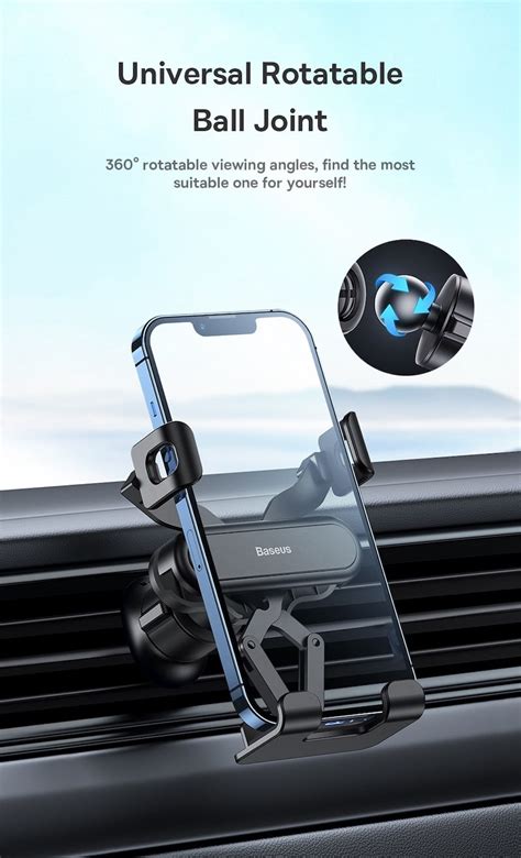 Baseus Stable Gravitational Car Mount Lite Air