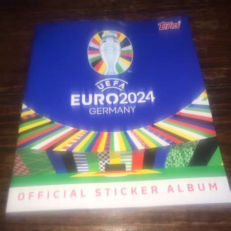 Topps Uefa Euro Germany Official Sticker Album Picclick Uk