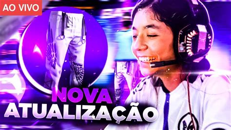 Testando Atualiza Ao Ao Vivo Angelical Branca Free Fire Ao