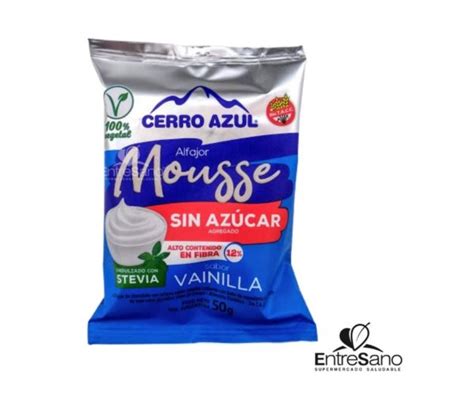 Alfajor Relleno De Mousse De Vainilla S Tacc C Stevia Cerro Azul