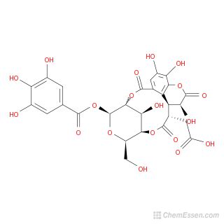 Chebulanin Structure - C27H24O19 - Over 100 million chemical compounds | Mol-Instincts