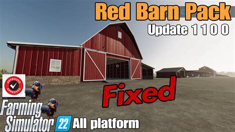 Red Barn Pack FS22 UPDATE For All Platforms YouTube