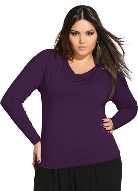 Blusa De Manga Longa Roxo Intenso Quintess