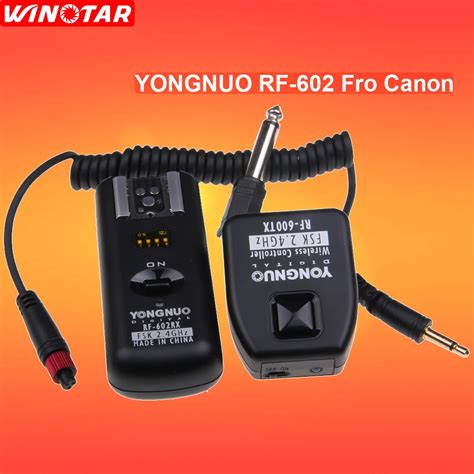 Yongnuo RF 602 RF602 C 2.4GHz Wireless Remote Flash Trigger For Canon 800D 760D 750D 700D 650D ...