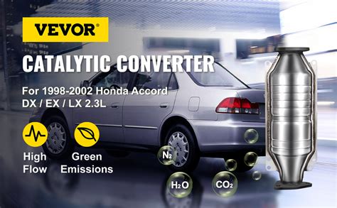 Convertidor Catal Tico Vevor Compatible Con Honda Accord L