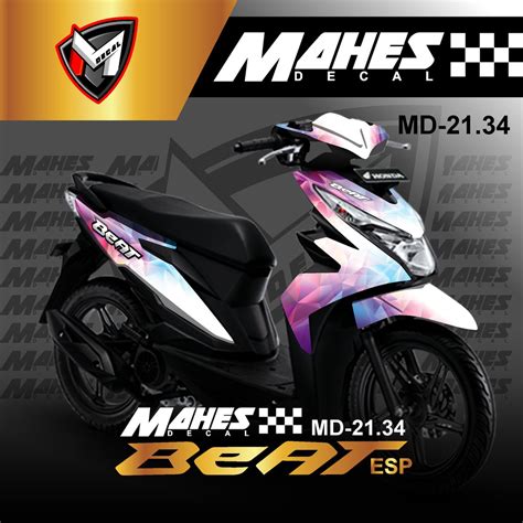 Decal Sticker Honda Beat Street Fullbody Dekal Beat Esp Pol