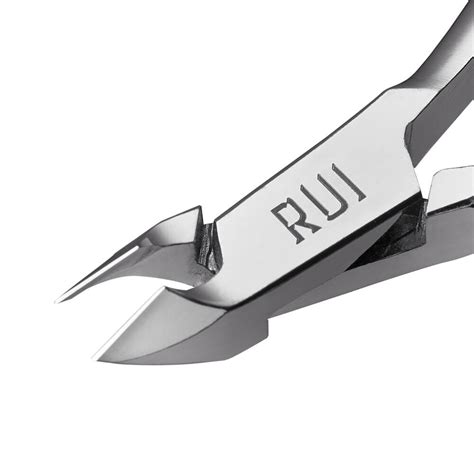 RUI SMITHS Cuticle Nipper Carbon Steel Shiny Chrome NAIL DECK