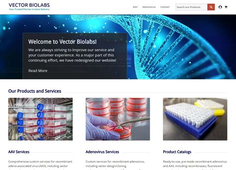 We Have Redesigned Our Website Vector Biolabs