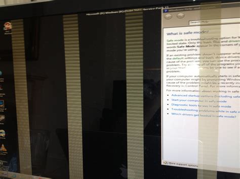 Graphics card dying? Artifacts on screen and won't boot unless in safe