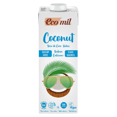 EcoMil Bio Kokos Drink Calcium Zuckerfrei Vegan