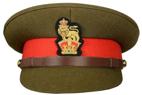 British Officers General Staff Service Hat Military Peak Cap Etsy Australia