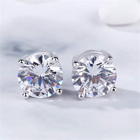 Jeulia Classic Round Cut Sterling Silver Stud Earrings Jeulia Jewelry