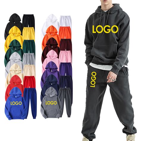 Wholesale Custom Sweat Suits Fleece Tracksuit For Men Sweatsuit Unisex