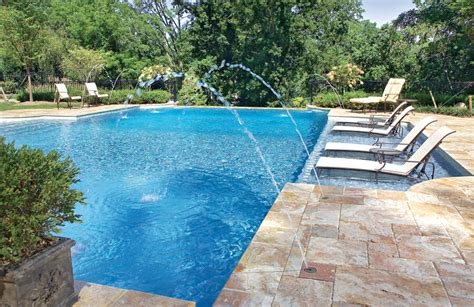 Swimming Pool Deck Jets Photos | Blue Haven Pools