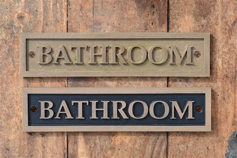 Bathroom Door Sign Toilet Door Sign Victorian New Old Etsy