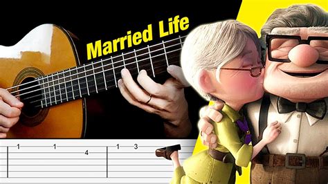 MARRIED LIFE Guitar Tab Tutorial Cover Up YouTube