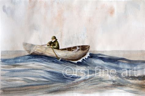 Row Boat Painting