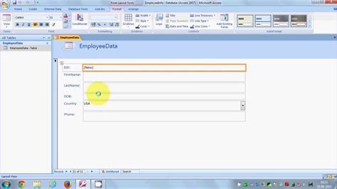 Beginners Ms Access Database Tutorial Table Filter Sort