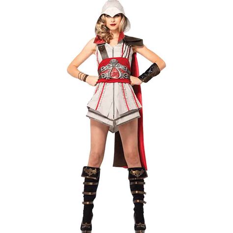 Womens Assassins Creed Ezio Costume - LG-AS85342 - Medieval Collectibles