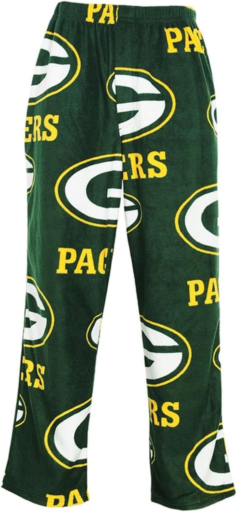 Green Bay Packers Nfl Ramble Mens Micro Fleece Pajama Pants Amazon