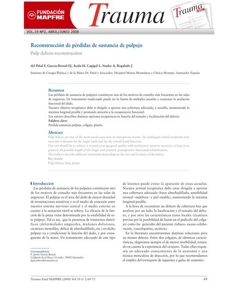 PDF Reconstrucción de pérdidas de sustancia de PDF fileAnatomía