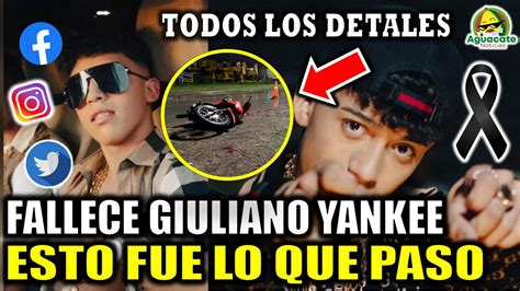 La Tragedia Del Cantante Giuliano Yankees Fallece Luego De Sufrir Un