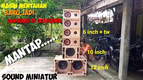 Review Dan Cek Sound Miniatur Sound System YouTube