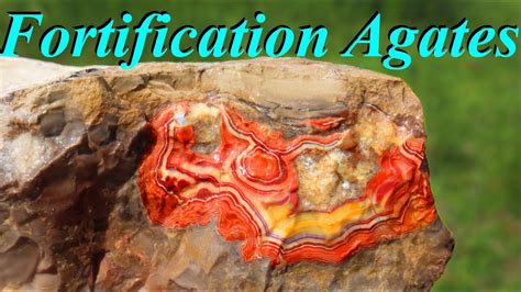 Bright Red Fortification Agate Hunt Cut Rockhounding In South Dakota