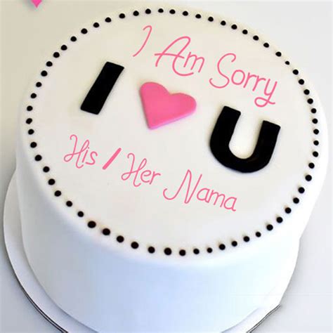 Love You Sorry Cake Magnum Cakes Best Customize Designer Cakes In