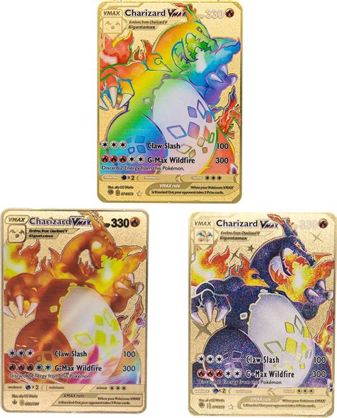 Custom Metal Charizard Vmax Card Champions Path Philippines Ubuy