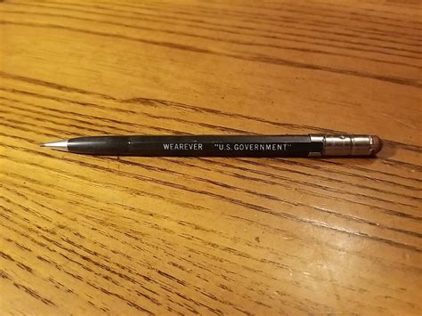 Vintage Wearever Black Mechanical Pencil Us Government 1950s Ebay