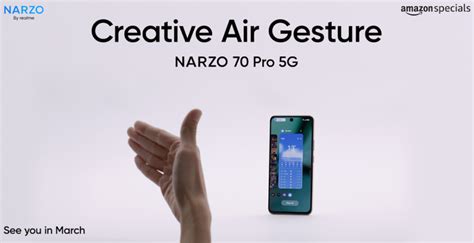 Realme Narzo 70 Pro 5G Akan Meluncur Dengan Fitur Air Gesture Jagat