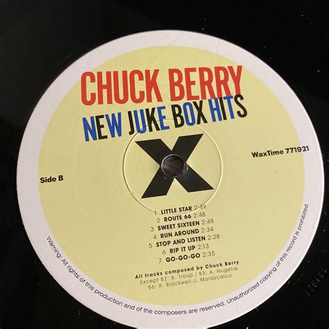 New Juke Box Hits By Chuck Berry Record 2015 For Sale Online EBay