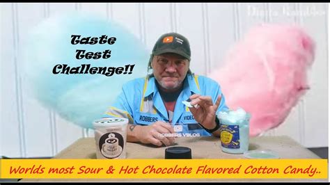 Taste Test Challengeflavored Cotton Candyhot Chocolate And World