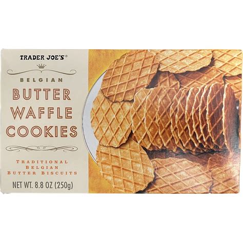 Belgian Butter Waffle Cookies Traditional Belgian Butter Biscuits 8 8 Oz Pack Of 2